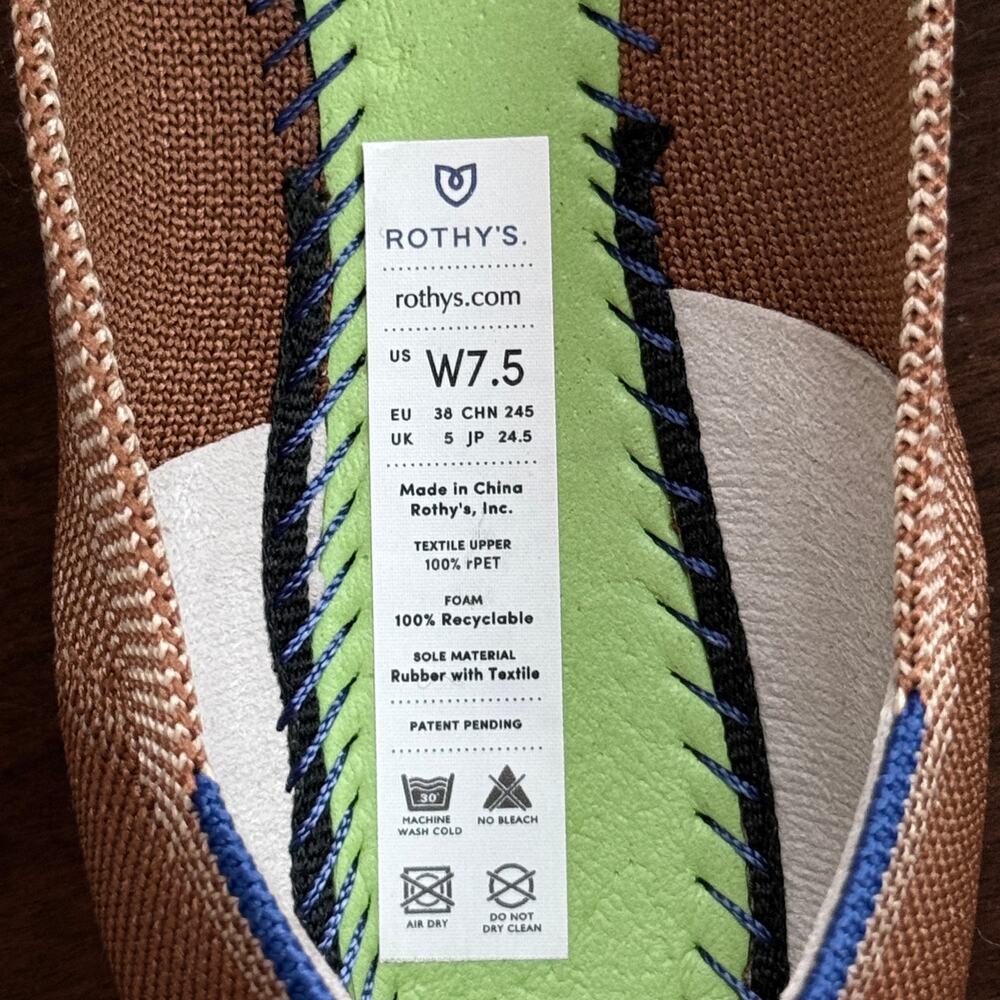 Rothy's The Point Women's Flats Fawn Sustainable Washable Shoes W7.5 - Picture 4 of 5